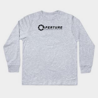 Aperture Laboratories Kids Long Sleeve T-Shirt